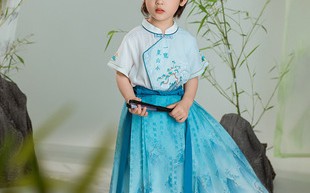 童装汉服穿搭文案，童装汉服